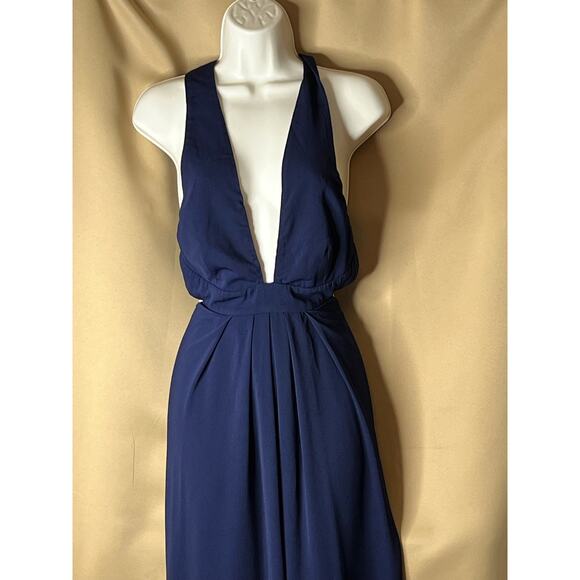 Jill Jill Stuart Violet Cross Back Gown 10 - Picture 5 of 11